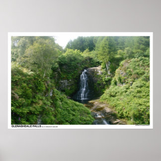 Poster Glenashdale Falls, Ilha de Arran, Escócia
