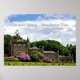 Poster Glenbarr Abbey - MacAlister Clan
