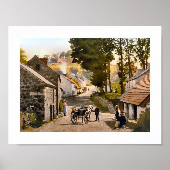 Póster Glenoe Village, County Antrim, Irlanda (Frente)