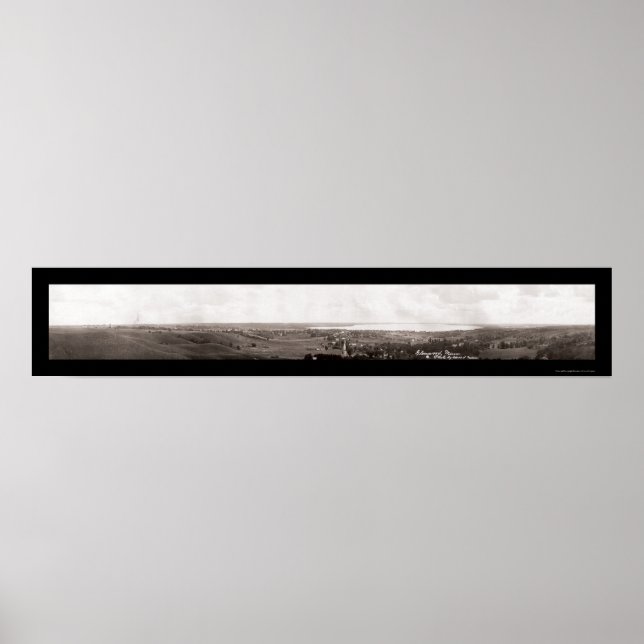 Póster Glenwood MN Panorama Foto 1913 (Frente)