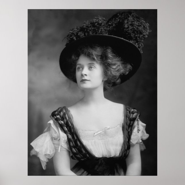 Póster Glinda, a Bruxa Boa, começo dos anos 1900 (Frente)