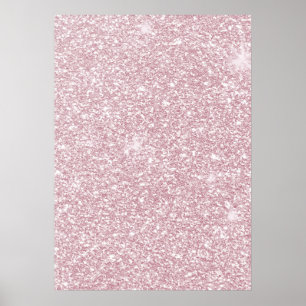 Poster Glitter cintilante rosado e elegante de abstrato c