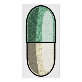 Póster Glitter Fluoxetine