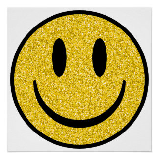 Póster Glitter Smile Face