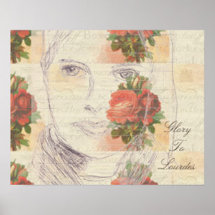 Póster Glória a Lourdes