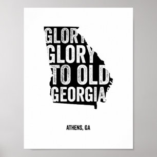 Póster Glória da glória (preto)