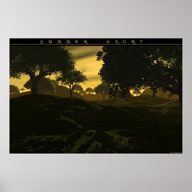 Póster Glória de Verão (Frente)