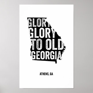 Poster Glória Glória (Preta)