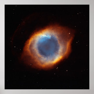 Póster Glória Iridescente da Nebulosa Helix