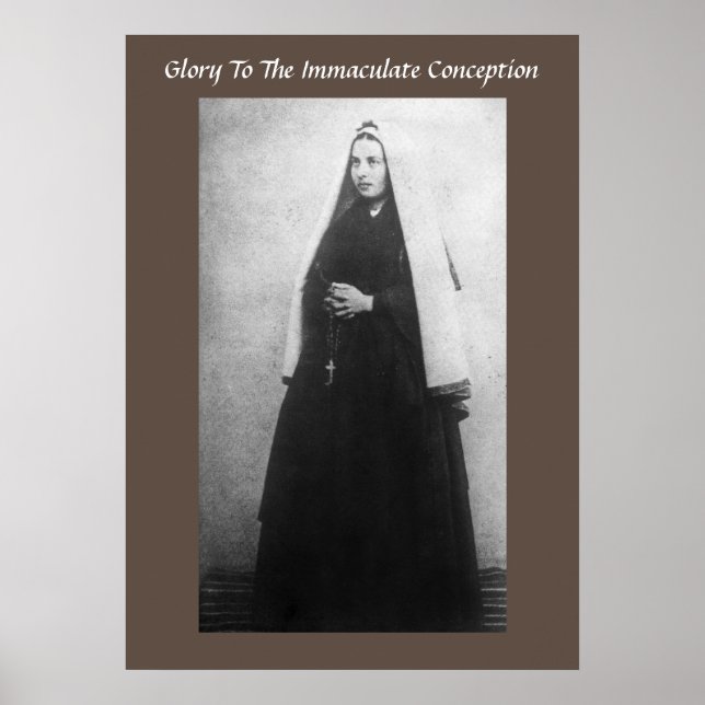 POSTER GLÓRIA PARA A CONCEPÇÃO IMACULADA (Frente)