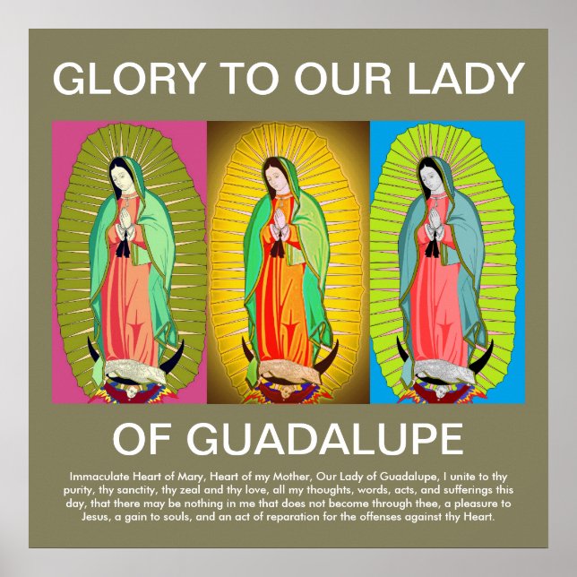 PÓSTER GLÓRIA PARA GUADALUPE (Frente)