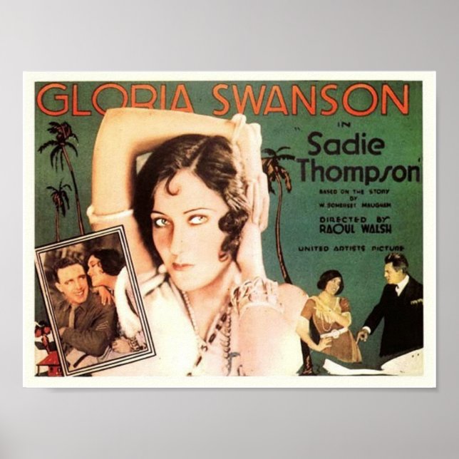 Poster Gloria Swanson em Sadie Thompson (Frente)