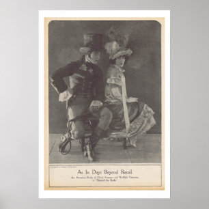 Póster Gloria Swanson Rudolph Valentino