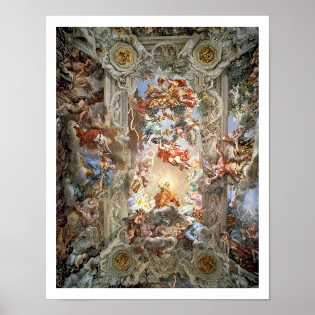 Poster Glorificação do reinado do Papa Urbano VIII (156 (Frente)