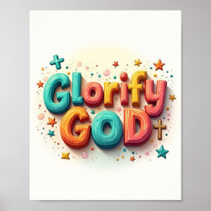 Poster Glorify Deus