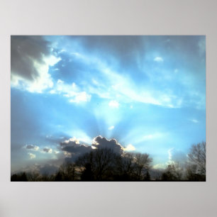 Poster GLORIOSO do SOL de AJUSTE