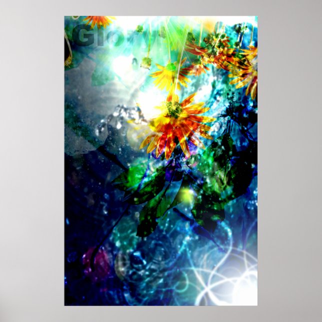 Póster Glory Down (Abstrato Art Poster) (Frente)