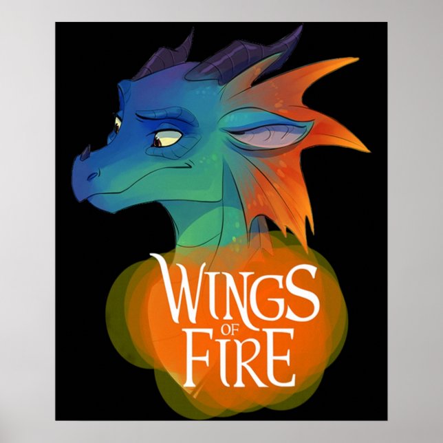 Poster Glory wings fire art classic (Frente)