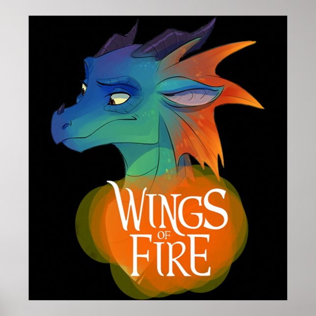 Poster Glory wings fire art classic (Frente)