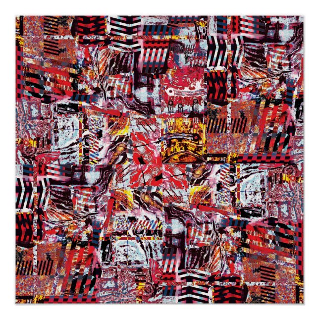 Póster Glossy Poster – Fragmented Pulse (Frente)