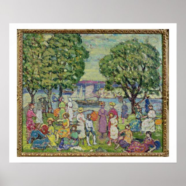 Póster Gloucester Harbor (petróleo na canvas) (Frente)