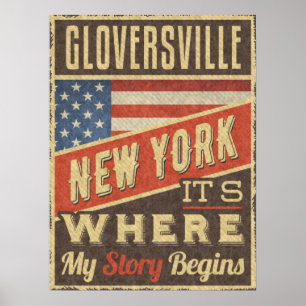 Poster Gloversville Nova York