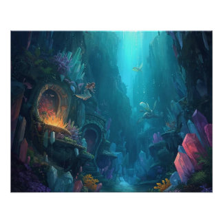 Póster Glow of the Forgotten Depths