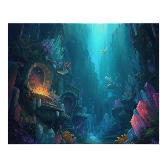 Póster Glow of the Forgotten Depths (Frente)