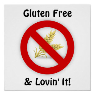 Póster Gluten Free & Lovin' It Poster