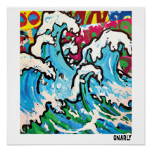 Gnarly Surf Art