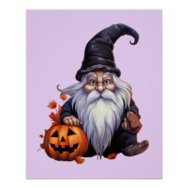 Póster Gnom gnome Halloween (Frente)
