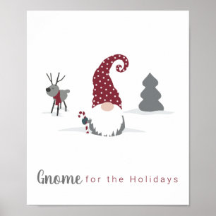 Poster Gnome e Reindeer - design de Tomte Escandinavo