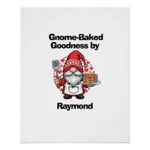 Póster Gnome no design de casa