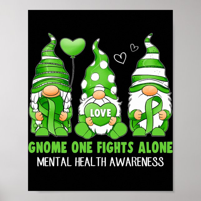 Poster Gnome One luta sozinho contra a consciência mental (Frente)