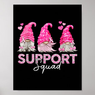 Poster Gnomias Engraçadas Apoiam Awarenes de Cancer de Ma