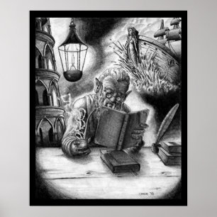 Poster Gnomo da leitura
