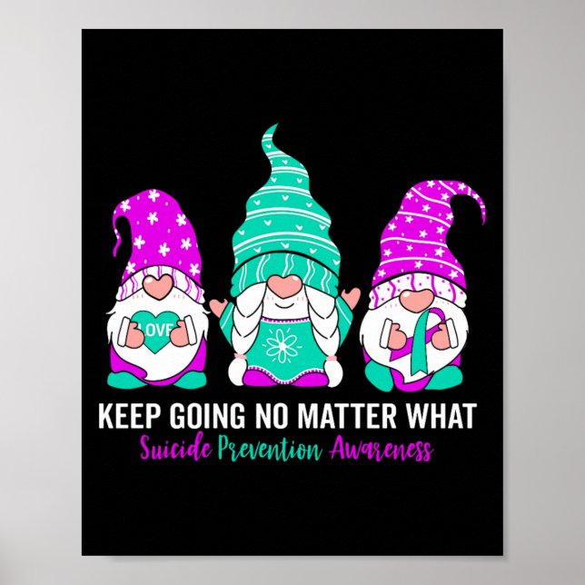 Poster Gnomo de Conscientização sobre Prevenção Conscient (Frente)
