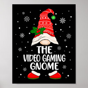 Poster Gnomo de Videogame Engraçado Família Correspondent