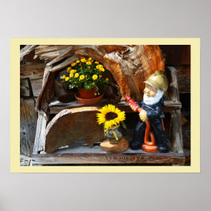 Poster Gnomo do jardim