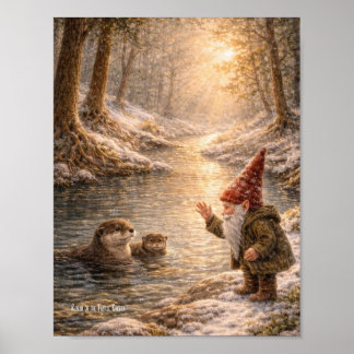 Poster Gnomo e Lontra