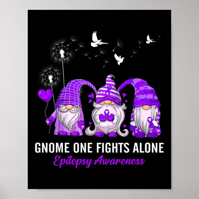 Poster Gnomo Um Combate a Conscientização sobre Epilepsia (Frente)