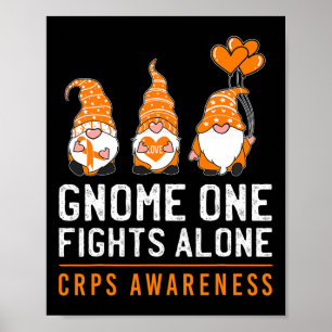 Poster Gnomo Um Luta Sozinho Rsd Crps Conscientização Lar