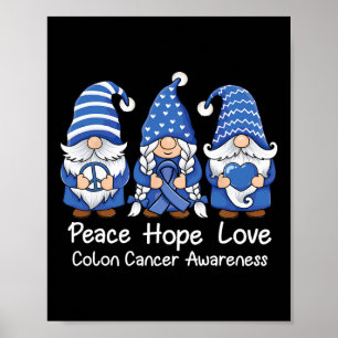 Poster Gnomos De Suporte Ao Cancer De Cons Com Colorretal