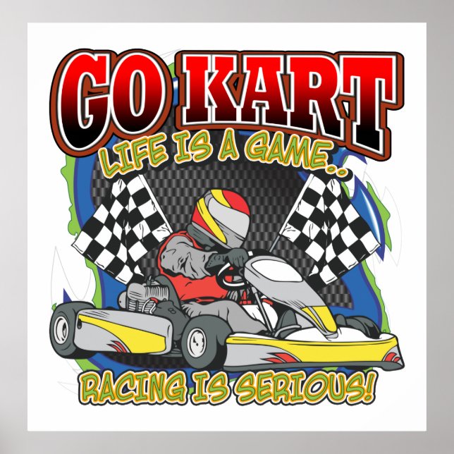 Póster Go Kart Life (Frente)