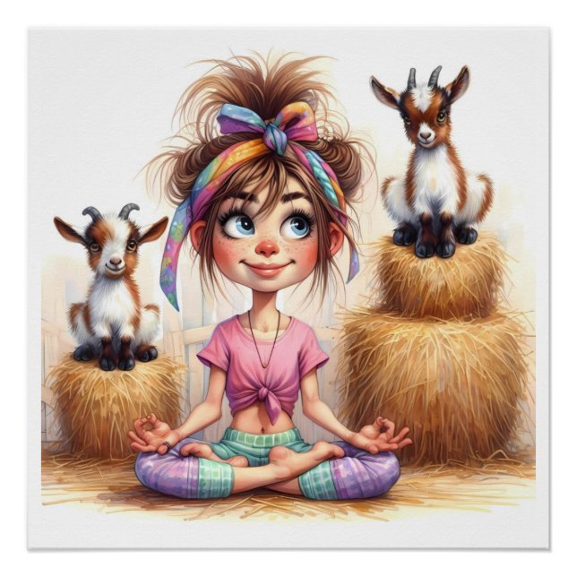 PÓSTER GOAT YOGA (Frente)