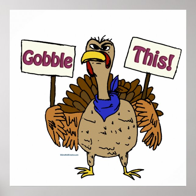 Póster Gobble This - Falando sobre a Turquia (Frente)