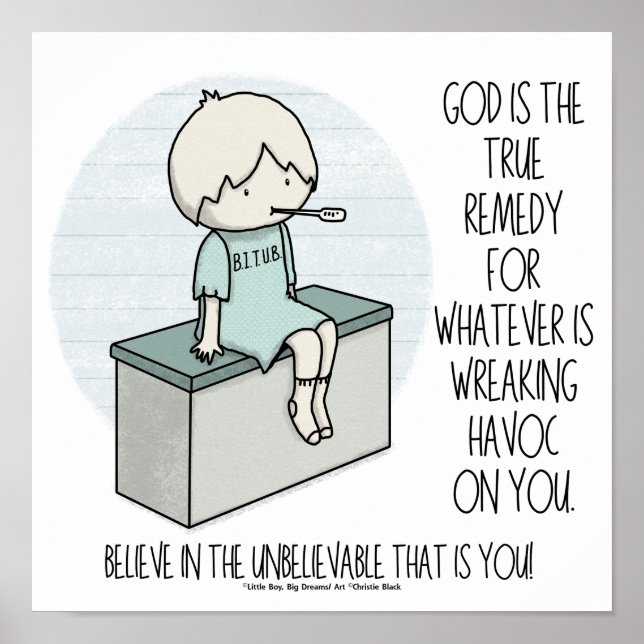 Poster God is the Remedy (Frente)