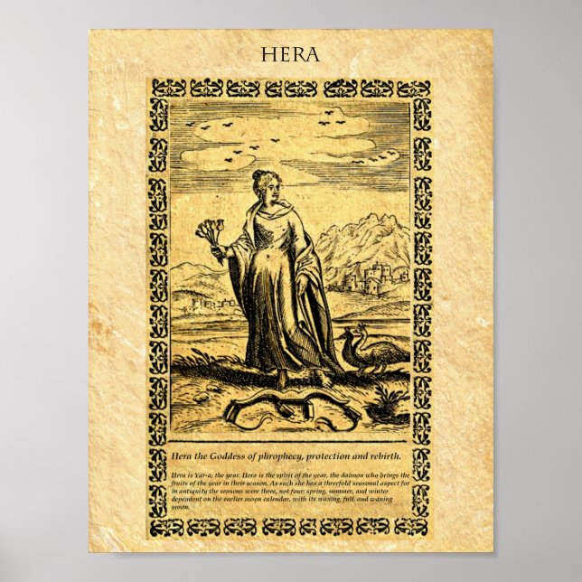PÓSTER GODDESS HERA (Frente)