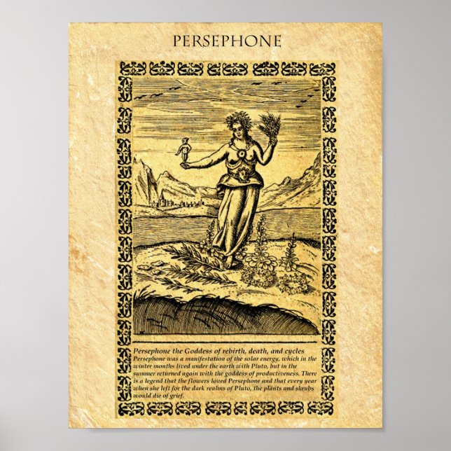 PÓSTER GODDESS PERSEPHONE (Frente)