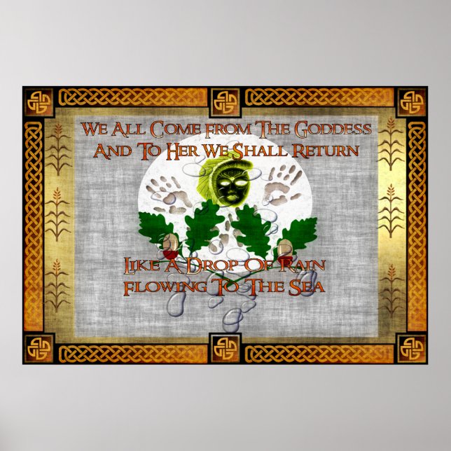 Póster Goddess Song (Frente)